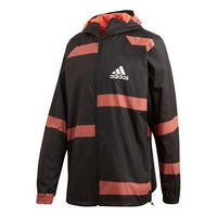 adidas Sports Training Woven Hooded Jacket Black FL3612