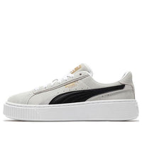 (WMNS) PUMA SuedePlatform 'White and Black' 395225-02