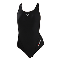 (WMNS) Mizuno Nylon One Piece Swimsuit 'Black' N2CA1352