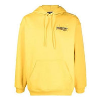 Balenciaga Political Campaign Hoodie Medium Fit 'Yellow' 600583TKVI97442