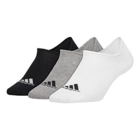 adidas Unisex Performance Invisible Socks 3 Packs Black/White/Grey CV7410