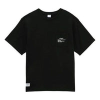 Vans x WTAPS Logo T-Shirt 'Black' VN0A7SPRBLK