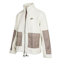 Nike fleece zipped hooded jacket 'White' DV8183-072
