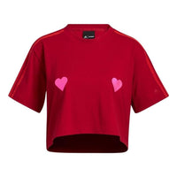 (WMNS) adidas x Ivy Park Crop T-Shirt 'Red' HI1978