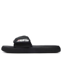 FILA FUSION Donut Slippers 'Black' T12M227506FBA