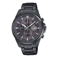 CASIO Men's EDIFICE Metal IPBLACK Particle Coated Racing Mens Black Analog EFB-509GY-1AVUPR