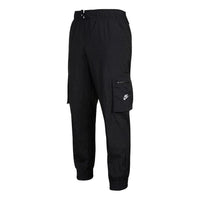 (GS) Nike Sportswear Woven Cargo Pants 'Black' DD6285-010