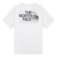 THE NORTH FACE Logo Woodcut Dome T-Shirt 'White' NF0A4U9L-FN4