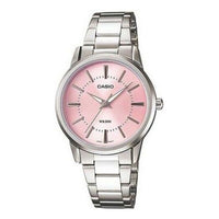 CASIO Waterproof Stainless Steel Strap Pink Analog LTP-1303D-4A