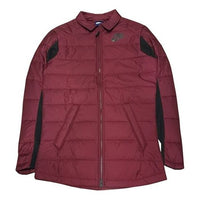 Nike Men's Sports Warm Woven Cotton Jacket Red 943355-677