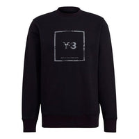 Y-3 SS21 Reflective Square Logo Round Neck Black GV6057