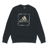 adidas MH Gfx Ft Bos Round Neck Logo Sports Black GM4477
