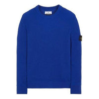 STONE ISLAND Ribbed Pullover 'Blue' 7915553C2-V0022