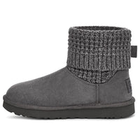 (WMNS) UGG Classic Solene Mini Cozy Stay Warm Outdoor Casual Gray 1113463-CHRC