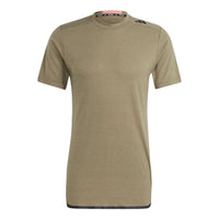 adidas Designed For Training Pro Series Strength T-Shirts 'Olive Green' IL1457