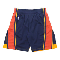 Mitchell & Ness NBA Swingman Shorts Golden State Warriors Road 2009-10 'Navy Orange' SMSHGS18232-GSWNAVY09