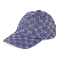 (WMNS) Gucci GG Canvas Baseball Hat 'Blue Grey' 7484754HG624468