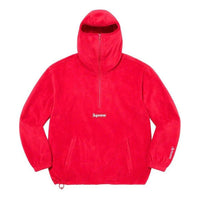 Supreme x Polartec Facemask Half Zip Pullover 'Red White' SUP-FW22-773
