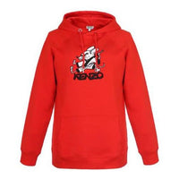 (WMNS) KENZO Pattern Hoodie Red FA52SW7754Z5-21