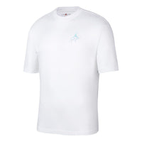 Men's Nike Logo Printing Casual Round Neck Short Sleeve White T-Shirt DZ4055-100