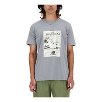 New Balance Sport Essentials Poster T-shirt 'Grey' MT41595-YST