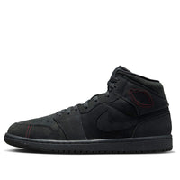 Air Jordan 1 Mid SE Craft 'Dark Smoke Red' FD8634-001