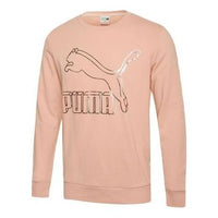 PUMA Classics logo Sweater 'Pink Black' 595892-70