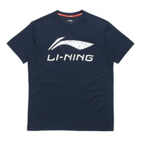 Li-Ning Silver Logo Casual Short Sleeve 'Blue' AHSP495-3