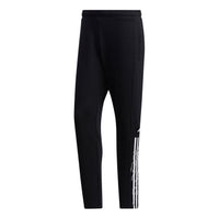 adidas Ub Pnt Wv Deco logo Printing Training Running Casual Sports Pants Black GM4428