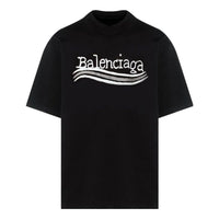 Balenciaga Hand-Drawn Balenciaga T-Shirt 'Black' 641675TNVE71197