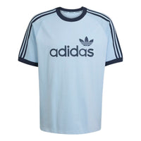 adidas Premium Knitted T-Shirt 'Clear Sky' JN5557