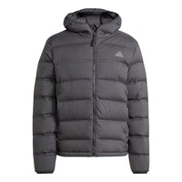 adidas Helionic Stretch Hooded Down Jacket 'Black' IK3174