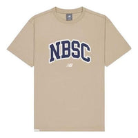 New Balance Big NBSC Graphic T-Shirt 'Beige Navy' AMT42322-SOT