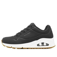 (WMNS) Skechers Uno 'Black White' 73690-BLK