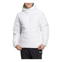 adidas NEO Winter Fleece Hooded Down Jackets 'White' HN4792