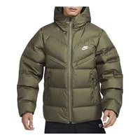 Nike Sportswear Therma-FIT Repel Hooded Puffer Classic Jacket 'Green' FZ1103-222