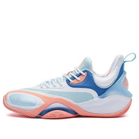 361 Degrees Spencer Dinwiddie Flowing Time Professional Basketball Shoes 'White Blue Pink' 572211104-4
