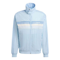 adidas 80s Nylon Archive 3-Stripes Track Top 'Blue' JC6518