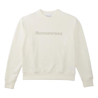 adidas x Pharrell Humanrace Logo Sweatshirt 'White' HK6695