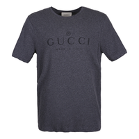 Gucci Logo Cotton T-Shirt 'Grey' 441685-X3A80-1200