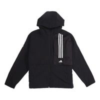 adidas Sports Woven Hooded Jacket Men Black FM9400
