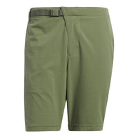 Men's adidas Printing Casual Green Straight Shorts HB6435