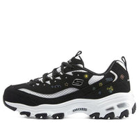 (WMNS) Skechers D'Lites 1.0 'Black White' 896155-BKW