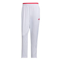 adidas Knit Tennis Pants 'White Red' IV7577