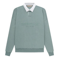Fear of God Essentials SS23 Waffle Long Sleeve Polo Shirt 'Sycamore' FOG-SS23-056