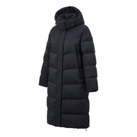(WMNS) Li-Ning Training Waterproof Long Down Jacket 'Black' AYMT100-2