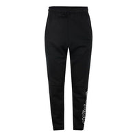 adidas logo Printing Knit Long Pants Black DU0361