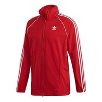 adidas originals Casual Sports Hooded Jacket Red DV1587