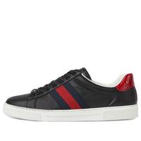 Gucci Ace Low-Top Sneakers 'Black Red' 757892-AACAG-1096