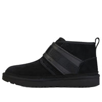 UGG Neumel Snapback Buckle Fleece Lined Snow Boots Black 1118570-BLK